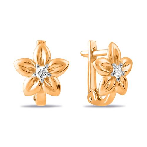 Серьги из золота 01-214434