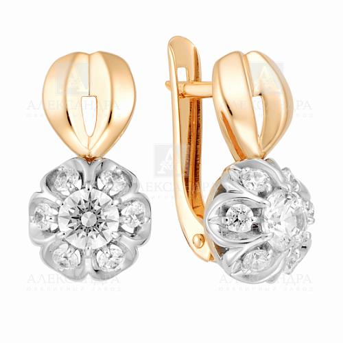 Серьги из золота кл2986а-62