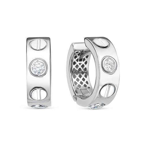 Серьги из серебра с120383