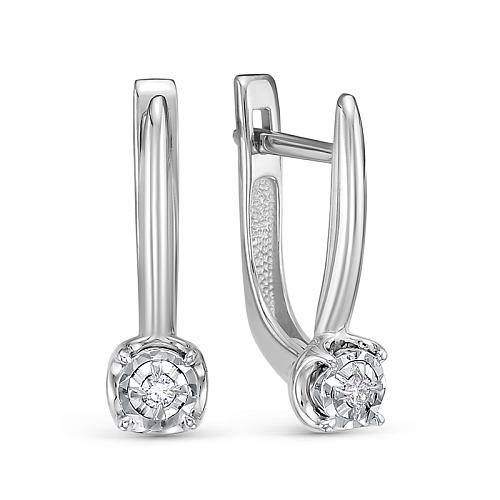 Серьги из золота БР122274б