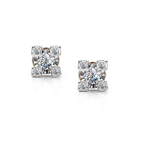 Серьги из золота 24266-100