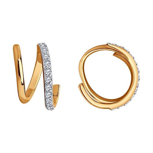 Серьги из золота 029808