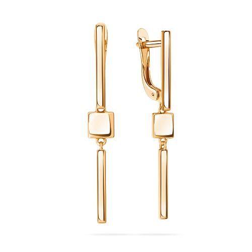 Серьги из золота 01-207263 