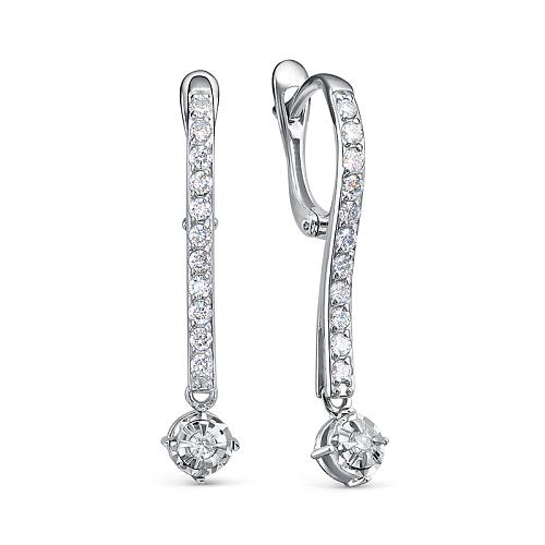 Серьги из золота БР122739б