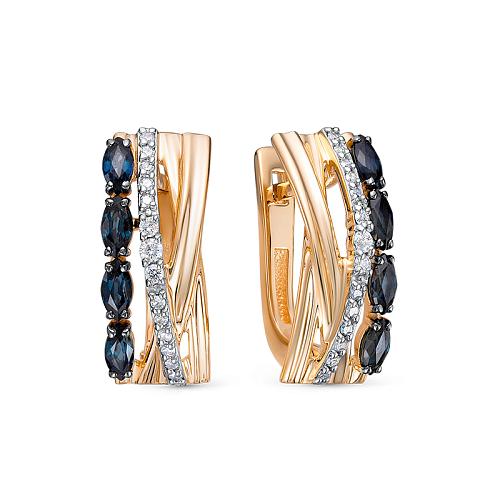 Серьги из золота БР222421