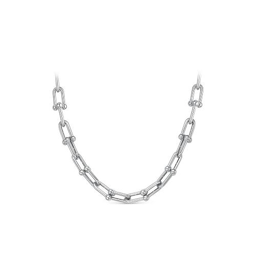 Колье из серебра с770008
