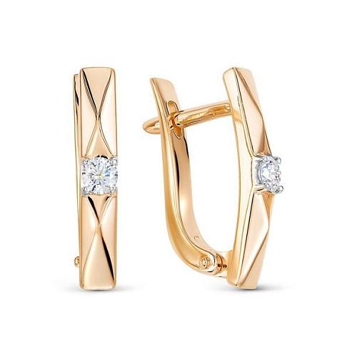 Серьги из золота 2-601-10