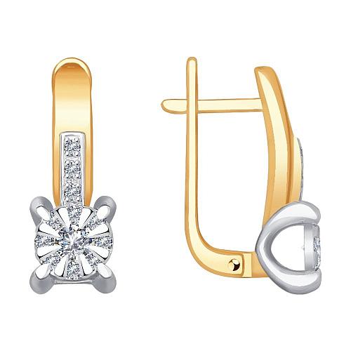Серьги из золота 1021262 №19 30