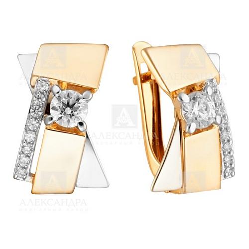 Серьги из золота кл3561а-62