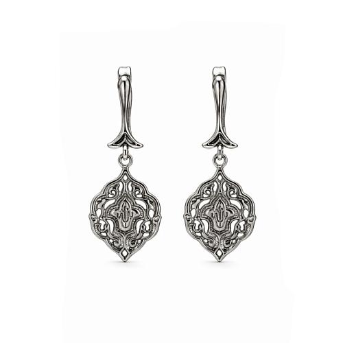 Серьги из серебра СЛ125-17