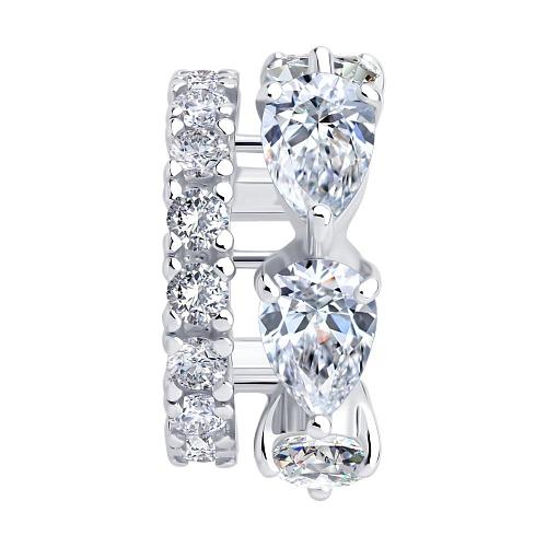Серьга из серебра 94170372