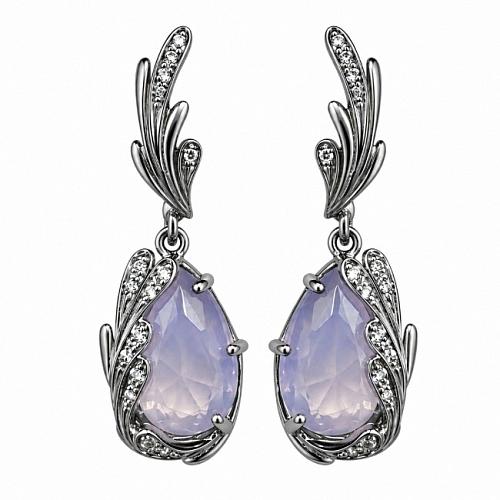 Серьги из серебра 23-1547