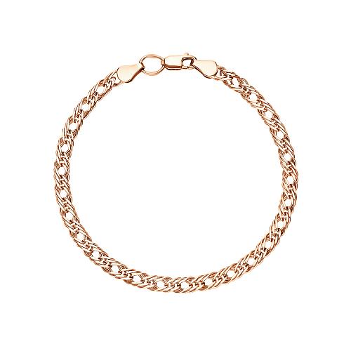 НБ 12-203 Браслет из золота ТРОЙНОЙ РОМБ