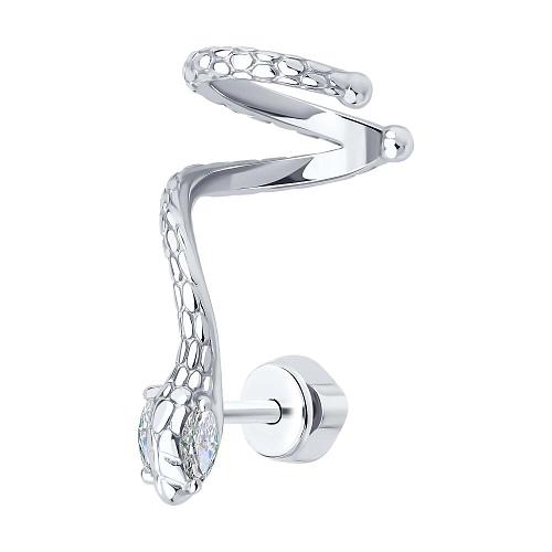 Серьга из серебра 94170375