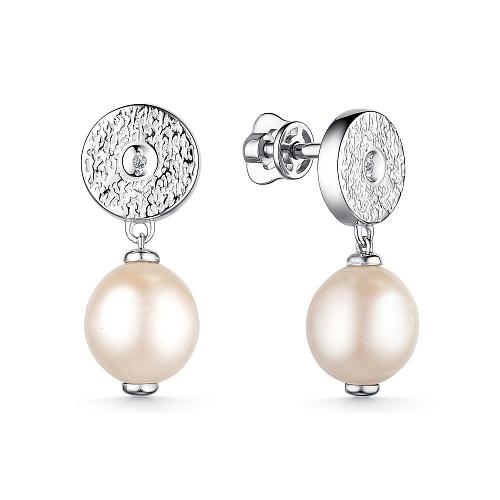 Серьги из серебра 02-3668БРЖБ-00