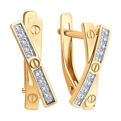 Серьги из золота 0200544