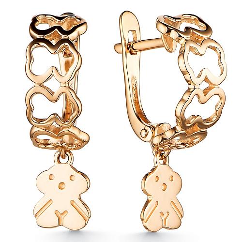 Серьги из серебра с4379.