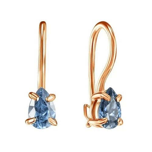 Серьги из золота Срг020704НГ/голФ/з585