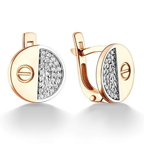 Серьги из золота с4687