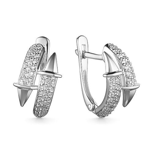 Серьги из серебра с4419