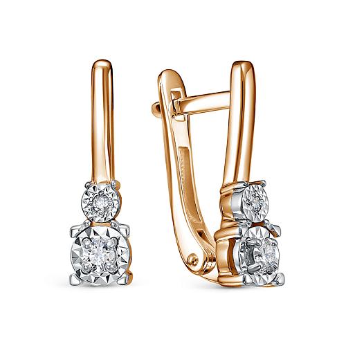Серьги из золота БР122871