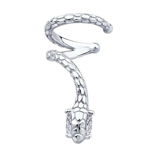 Серьга из серебра 94170375
