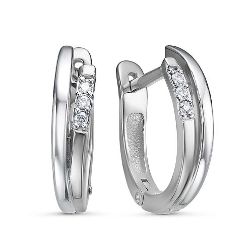 Серьги из золота БР122173б