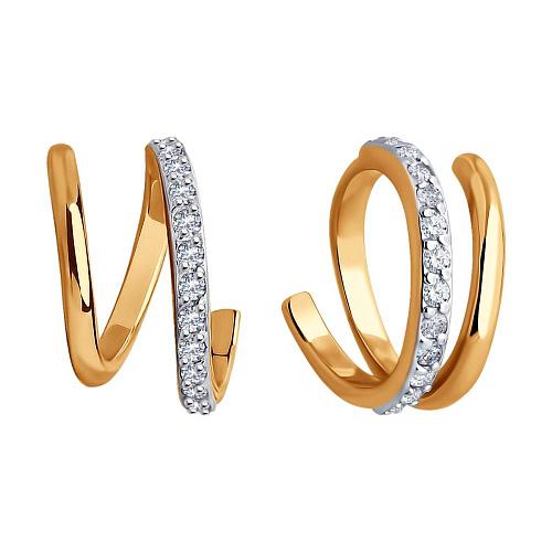 Серьги из золота 029808
