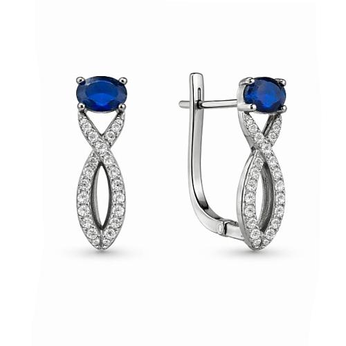 Серьги из серебра 23-543