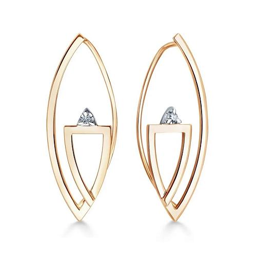 Серьги из золота 2-1008-10