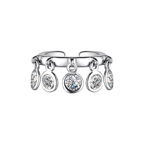 Серьги из серебра 02-2801/00СВ-00