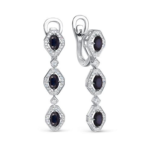 Серьги из золота бр222538б