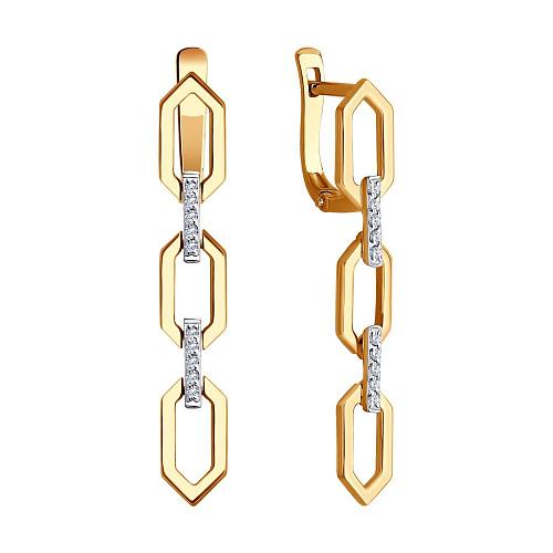 Серьги из золота 0200359