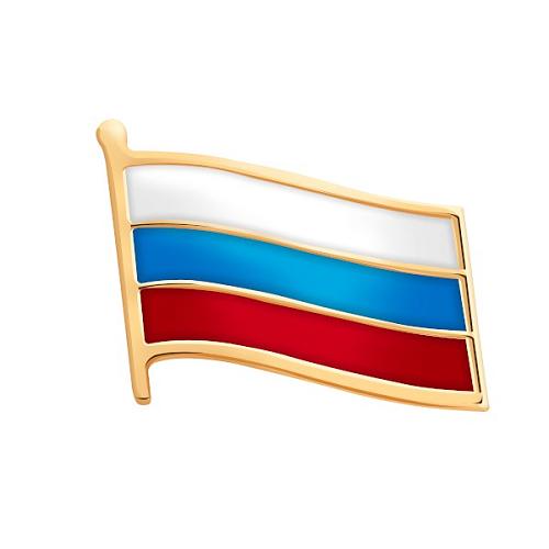 Значок из золота Государственный флаг
