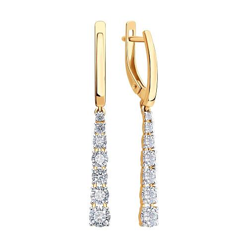 Серьги из золота 027490