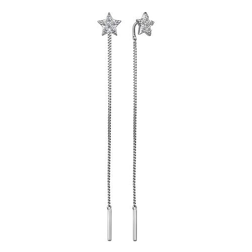 Серьги из серебра 02-3356/00КЦ-00
