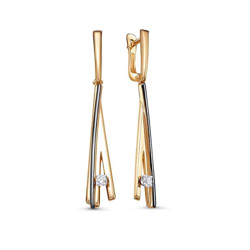 Серьги из золота БР121894