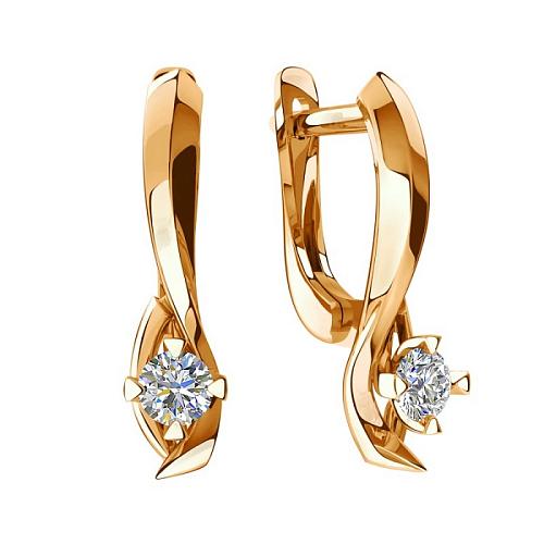 Серьги из золота 01-217562