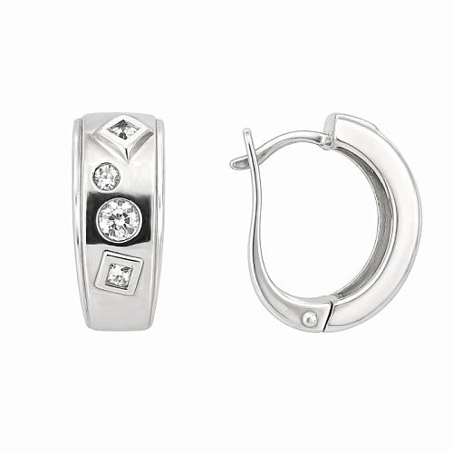 Серьги из серебра 23-1013