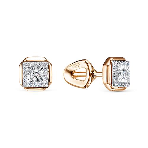 Серьги из золота БР152558