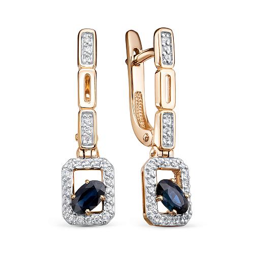 Серьги из золота 02-5536/2