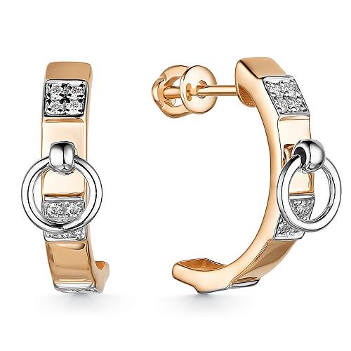 Серьги из золота с4319