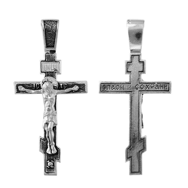Крест из серебра 473-3103