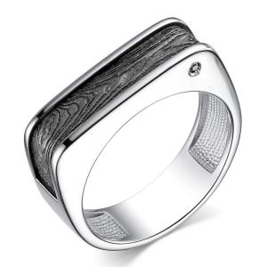 Кольцо из серебра 01-3835/00ЧБ-17